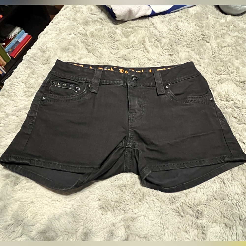 Rock Revival Black Jean Shorts